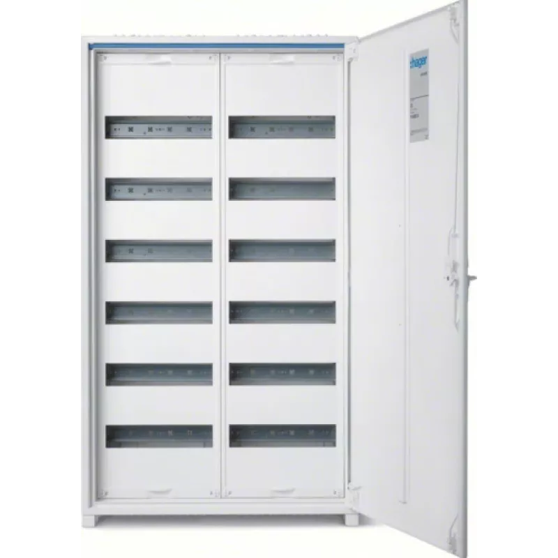 Hager FWB62S. Produktfarbe: Weiß. Breite: 550 mm, Höhe: 950 mm, Tiefe: 161 mm (FWB62S)