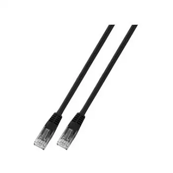 EFB-Elektronik RJ45 komutācijas kabelis Cat.6 U/UTP PVC CCA melns 5m Ražotājs: EFB Elektronik (K8100SW.5)