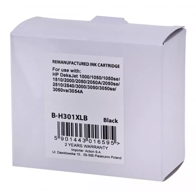 SUPERBULK tinte priekš HP 301XL CH563 reg B-H301Bk