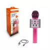 Mikrofons MANTA MIC11-PK Rozā — vadu 3,5 mm ligzda, viegls rokas mikrofons