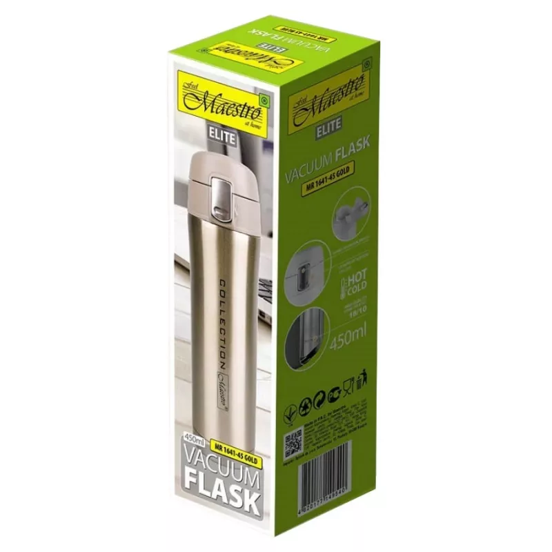 MAESTRO THERMO MUG 450 ml zelts