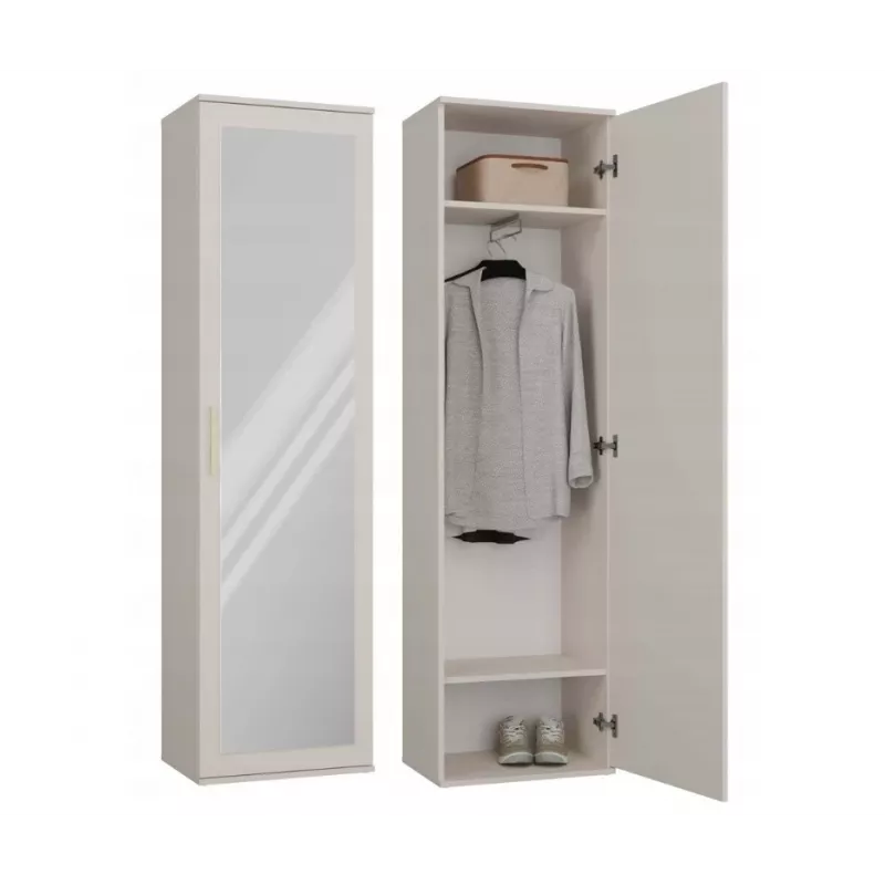 Skapis top e shop DUO KASZMIR BEIGE modelis M-MP-SZ-DUO-DUO-KASZ (drēbju skapis)