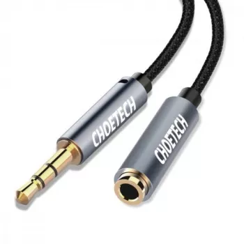 Audio palīgkabelis CHOETECH AUX001 3,5 mm tēviņš-mātīte, 2 m garš