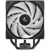 Ventilators DeepCool AG400 BK ARGB V2 120 mm Melns — 120 mm hidrauliskā gultņa CPU dzesētāja ventilators, vairāku ligzdu atbalsts