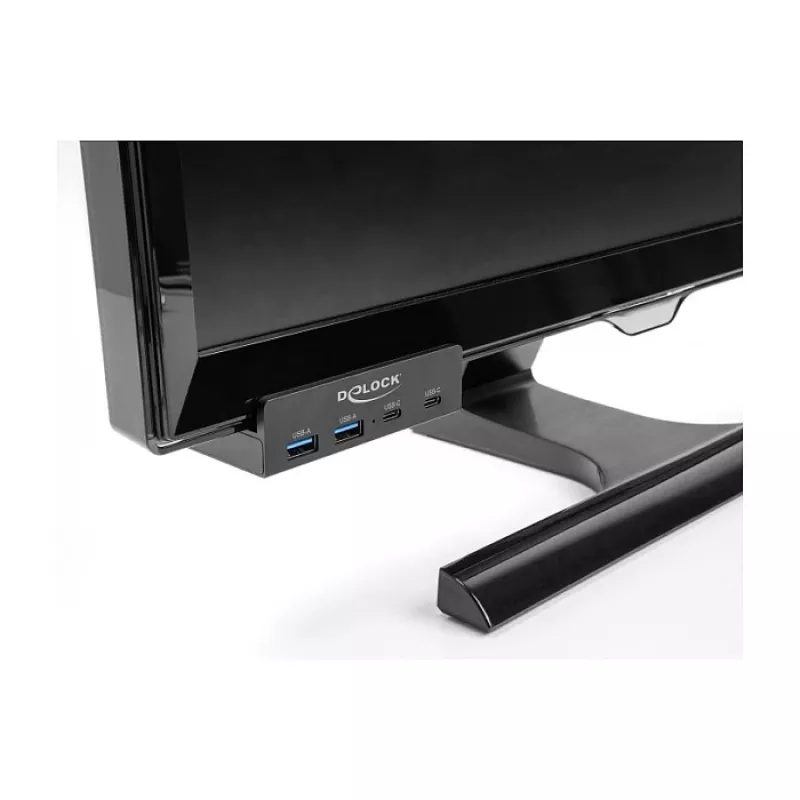 DeLOCK 64262 USB 2.0 Type-A centrmezgls 5000 Mbit/s Melns