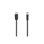 Hama 00200602 USB kabelis USB 2.0 1.5 m USB A USB B Melns