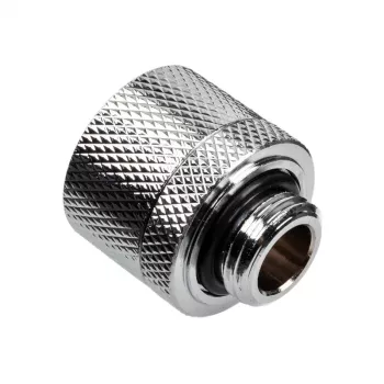 Alphacool Eiszapfen savienotājs taisns G1/4 collas AG uz 16/10mm - hromēts sudrabs