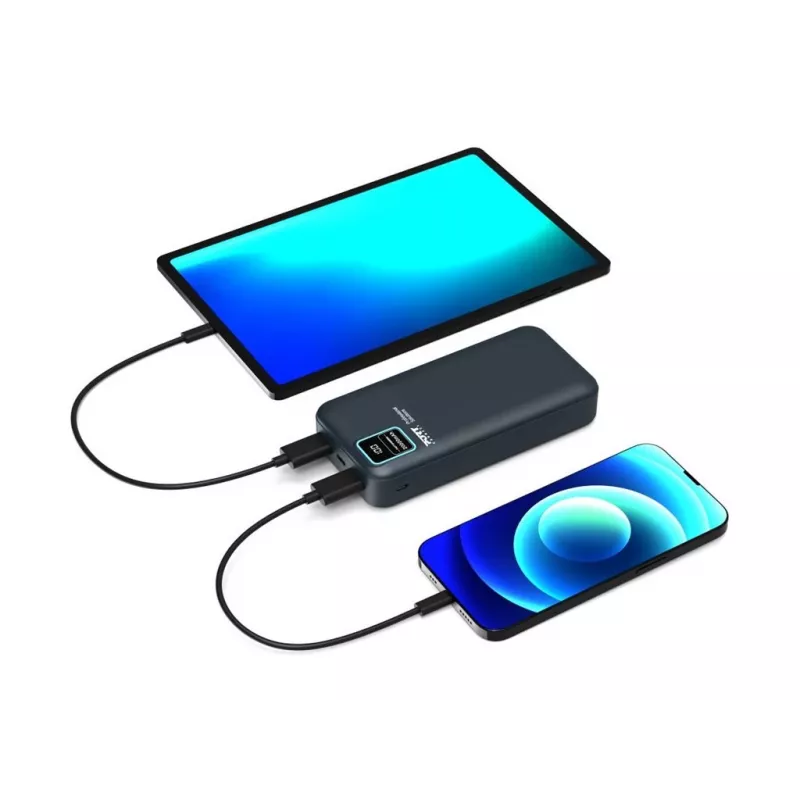 Portatīvs ārējais akumulators Port Designs 907002 20000 mAh Ātrā uzlāde