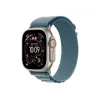 Siksniņa Apple MFTJ4ZM/A viedpulksteņu aksesuāri zila titāna poliestera elastāna