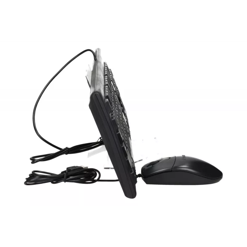 A4Tech KM-72620D - Tastatūras un peles komplekts - USB - US - Melns