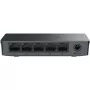 Grandstream GWN7700 2. slāņa nepārvaldāms slēdzis ar 5 Gigabitu portiem, 10 Gbps pārslēgšanas jaudu, 802.1p QoS, melns, galda/sienas montāža, 5 VDC