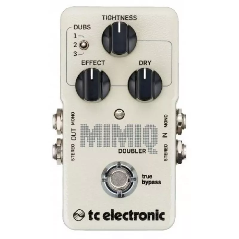 Ģitāras efektu pedālis TC Electronic Mimiq Doubler — kompakts True Bypass doublieris