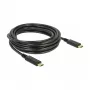 USB kabelis DeLOCK 85206 USB 2.0 4 m USB C Melns