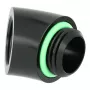 Barrow 45° adapteris G1/4 vīrišķais uz G1/4 sievišķo, melns TDWT45-V2 B