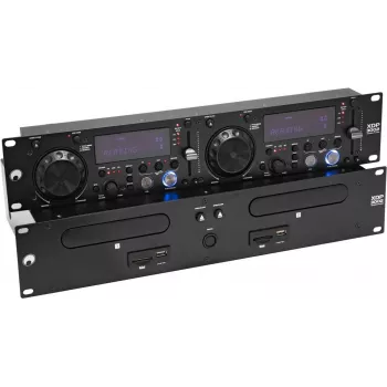 DJ CD/MP3 atskaņotājs Omnitronic XDP-3002 divu klāju versija ar USB atbalstu