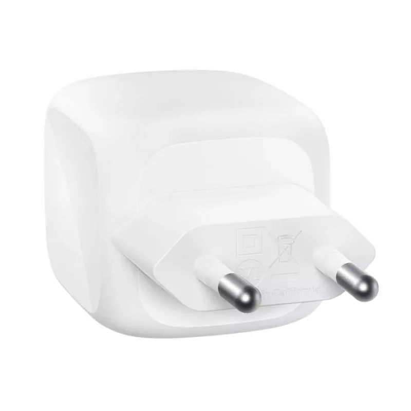 Belkin BoostCharge Pro - Barošanas bloks - GaN - 50 vati - Ātrā uzlāde - 2 izejas porti (2 x USB-C)