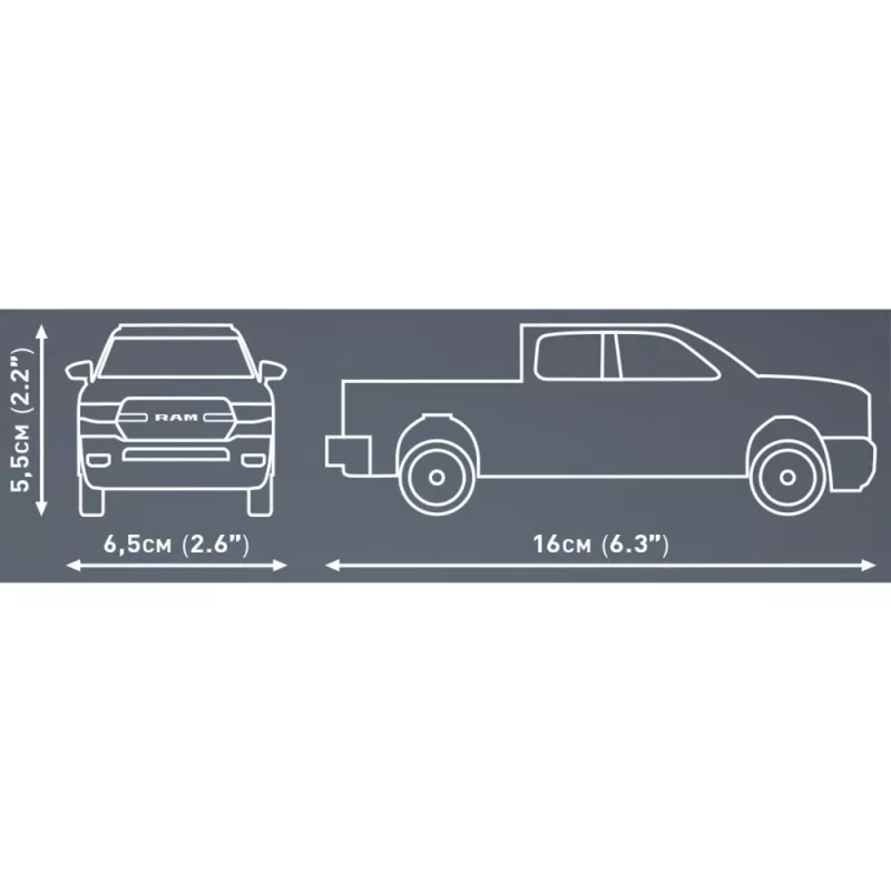 Konstrukciju rotaļlieta Cobi RAM 1500 24607, 2-in-1 būvējams modelis, maināmas konfigurācijas