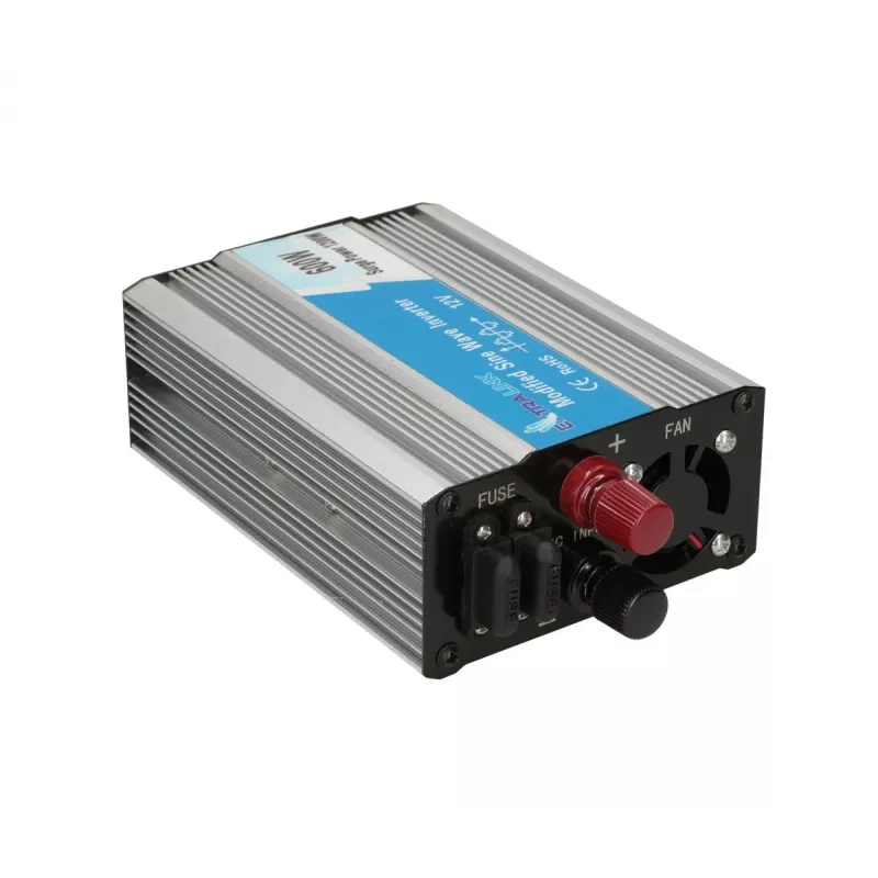 Extralink OPIM-600W sprieguma pārveidotājs, auto 12V, 600W modificēts sinusoidāls vilnis