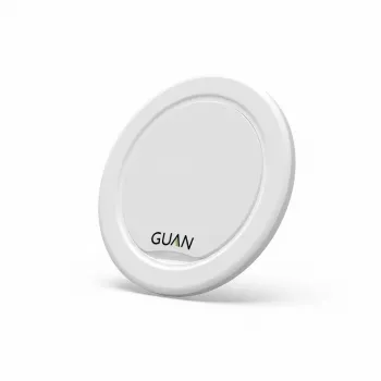 MagSafe gredzena lādētājs GUAN GA-SPG23PWHT balts — magnētisks MagSafe-saderīgs aksesuārs iPhone