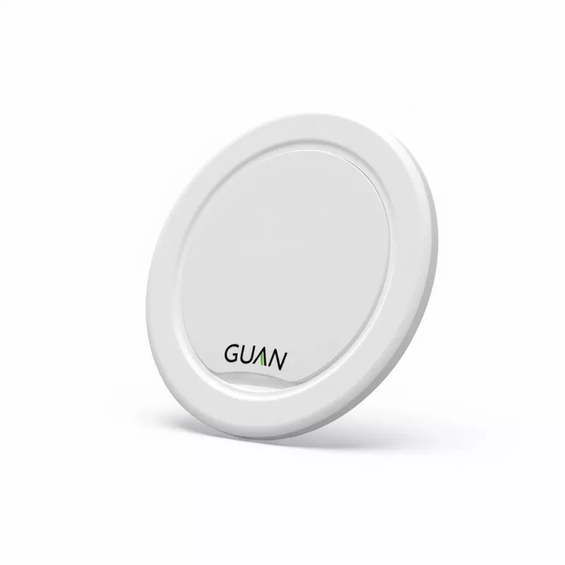 MagSafe gredzena lādētājs GUAN GA-SPG23PWHT balts — magnētisks MagSafe-saderīgs aksesuārs iPhone