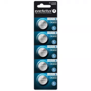 Lithium batteries everActive CR2032 - blister 5 gab.