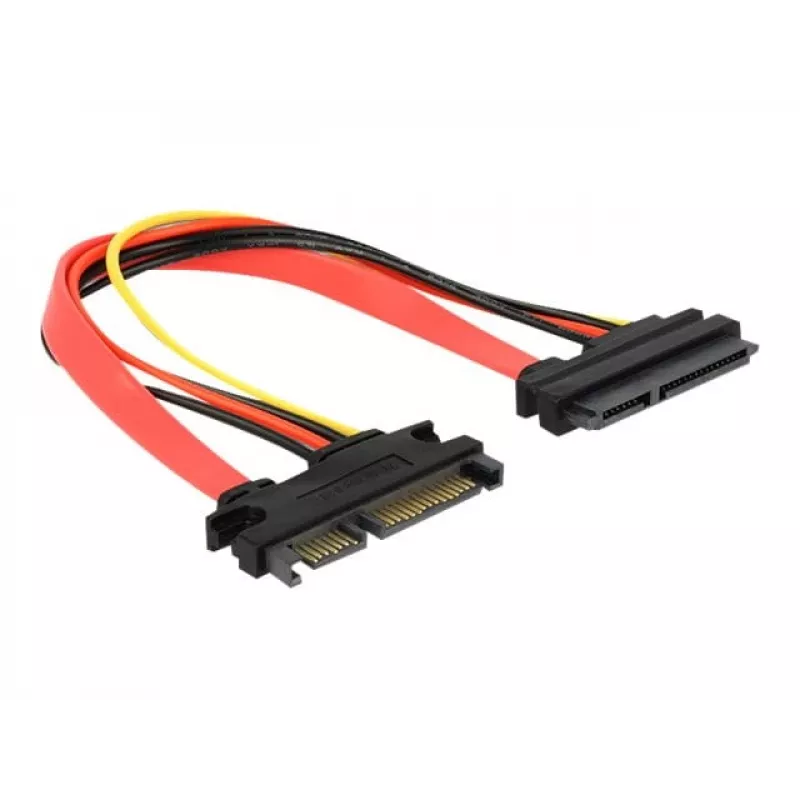 SATA kabelis DeLOCK 84362 0.2m sarkans