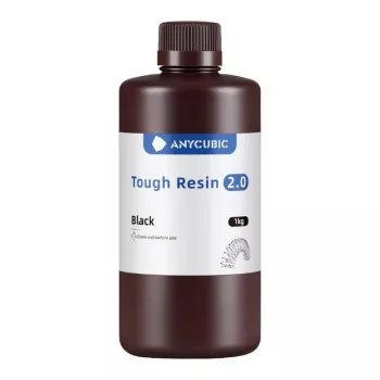 Fotopolimēra sveķi AnyCubic Tough Resin 2.0 Melna 1 kg SRX2BK-101A