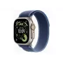 Apple Watch Ultra 3 GPS + Cellular 49mm dabīgā titāna korpuss ar zilu/spilgti zilu Trail Loop - M/L | Apple