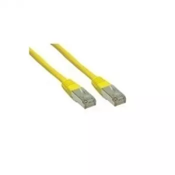 Tīkla kabelis Alcasa 1m Cat6 RJ-45 S/FTP Dzeltens