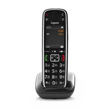 Gigaset E720 Analogais/DECT telefons ar zvanītāja ID Melns