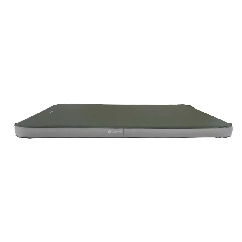 Dubults gaisa matracis Outwell 400146 — 1350×2030×100 mm, poliesters, zaļš/pelēks