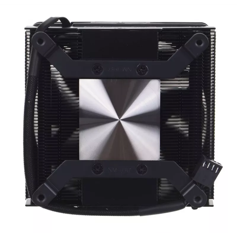 CPU Cooler Noctua NH-L9I-17XX chromax.Melns — Zema profila LGA1700 dzesētājs, 92 mm ventilators, 37 mm augstums