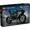 LEGO Technic motocikla modelis Kawasaki Ninja H2R 42170 — 1:1 mēroga replika, 643 detaļas, instrukciju lapa, no 10 gadiem
