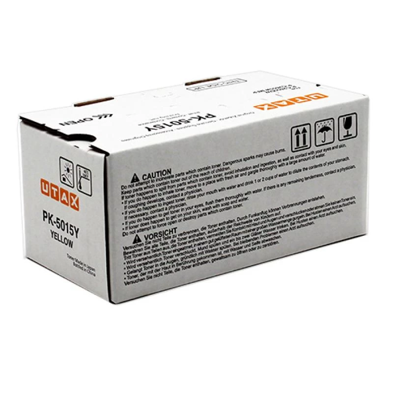 Utax 1T02R7AUT0/PK-5015Y Tonera komplekts dzeltens, 3K lapas ISO/IEC 19752...