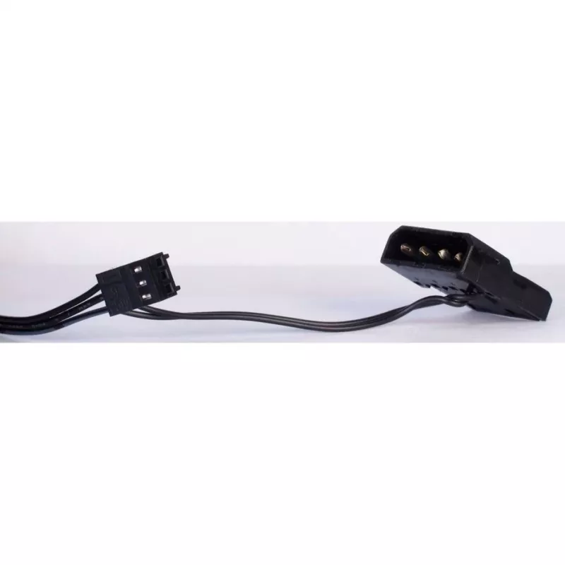 INTER-TECH Argus L-12025 120 mm korpusa ventilators - melns