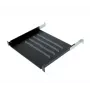 19 collu plaukts Triton RAB-UP-450-A4 1U 450mm 80kg plastmasa melna