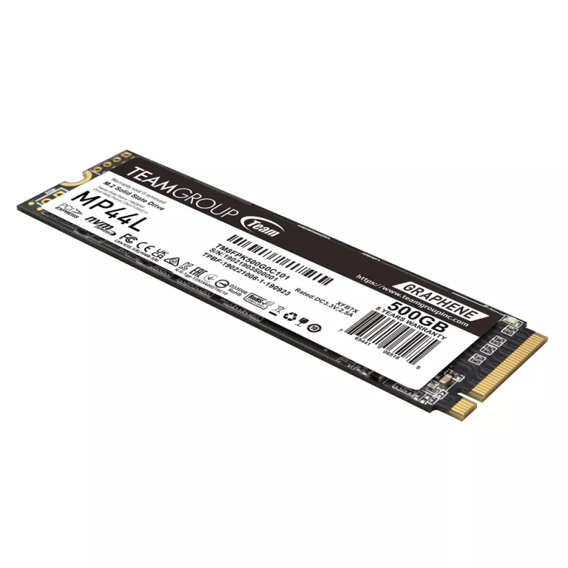 SSD disks Team Group 500GB M.2 PCI Express 4.0 NVMe TM8FPK500G0C101