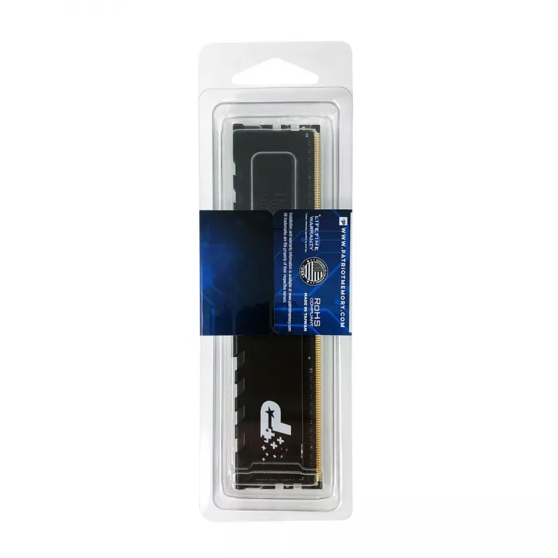 Desktop RAM PATRIOT Premium Melns DDR4 32GB 3200MHz CL22 1x32GB…