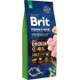 Sausā suņu barība Brit Premium by Nature Adult XL 15 kg — Vista & Lasis, 28% olbaltumvielu, 16% tauku