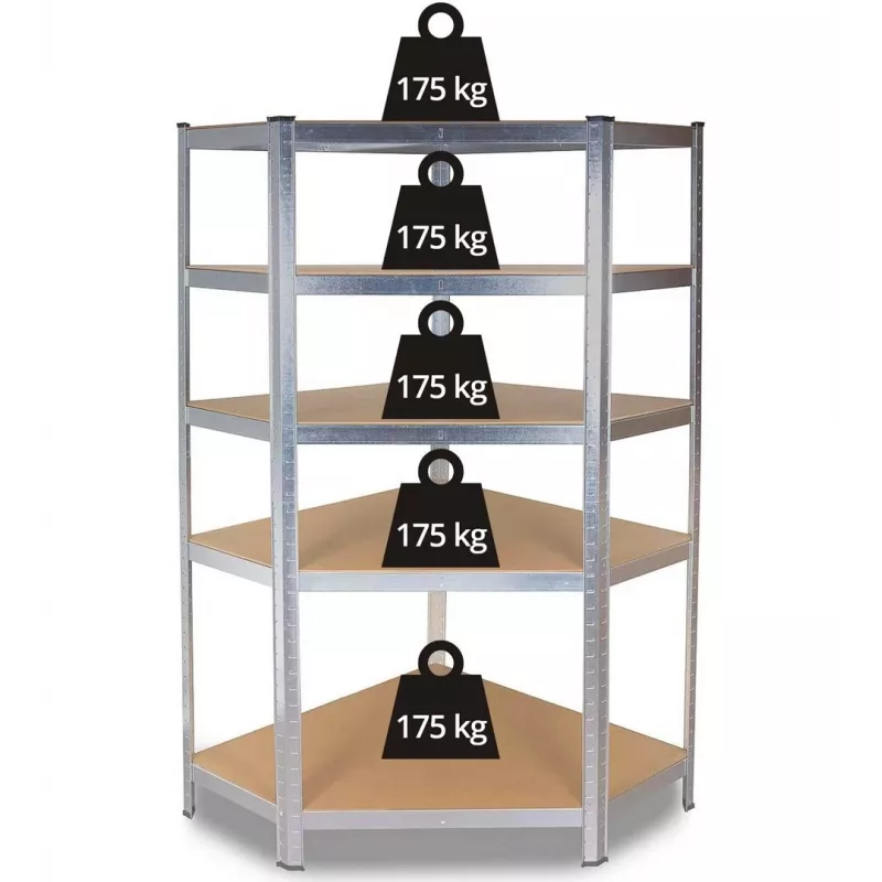 Metāla stūra uzglabāšanas plaukts G9040 40cm
