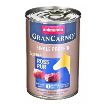 animonda GranCarno Single Protein zirgu gaļa mitrā suņu barība, 400 g