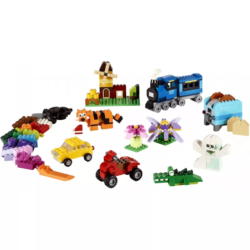 LEGO 10696 Classic Medium Creative Brick Box — viegla rotaļlietu uzglabāšana, krāsainu ķieģeļu būvēšanas komplekts bērniem, zēniem un meitenēm no 4 gadu vecuma