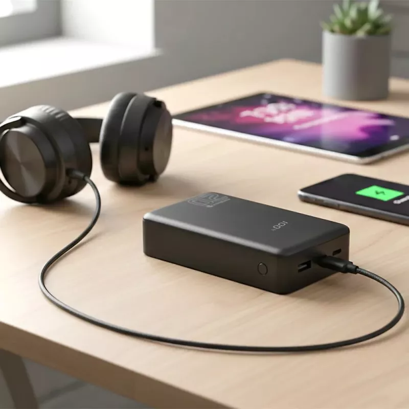 Ārējais akumulators everActive EB-22QB 20 000 mAh, 2× USB-C 20 W, Quick Charge 4.0