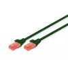 tīkla kabelis Digitus CAT 6 U/UTP RJ-45 3m zaļa