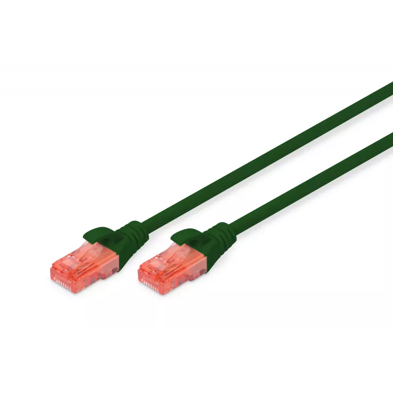 tīkla kabelis Digitus CAT 6 U/UTP RJ-45 3m zaļa