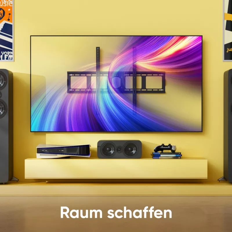 TV piederums sienas stiprinājums/55-100/MELNS UF4-B Onkron