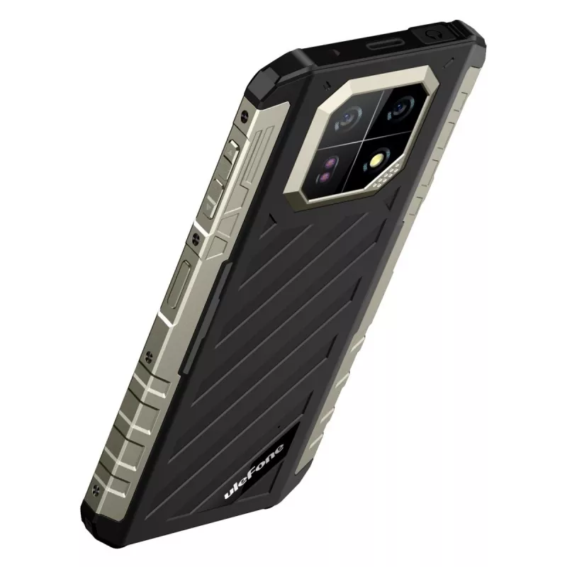 Viedtālrunis UleFone Armor 22 — MediaTek Helio G96, 8 GB RAM, 256 GB atmiņa, melns