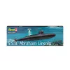 Plastmasas kuģa modelis REVELL S.S.B. Abraham Lincoln 1/253 mērogā