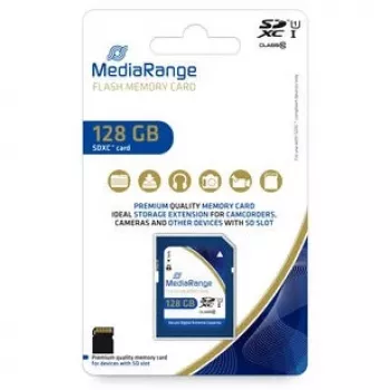 Memory Card MediaRange 128GB SDXC UHS-I Class 10 MR969