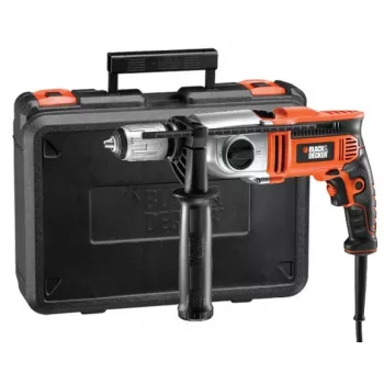 1100W 13mm Melns+DECKER triecienurbjmašīna